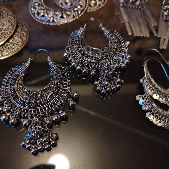 Tribal earrings:**7 pair lot** - Picture 5 of 6